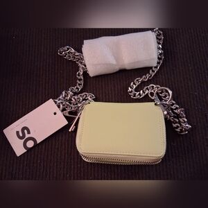 SO Women's Lime Green Mini Crossbody Bag